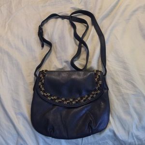 Lucky Brand Black Beaded Cross Body